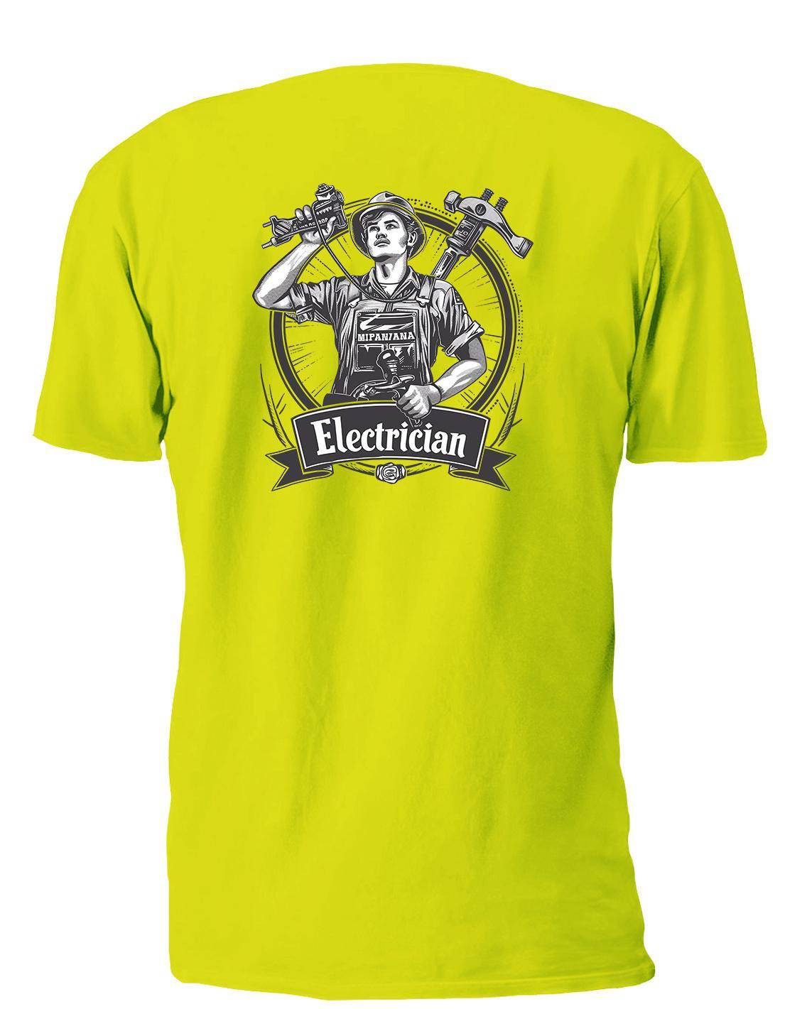 Electrician 4 T-Shirt, Longsleeve, Sweatshirt & Hoodie - AllTrade Apparel