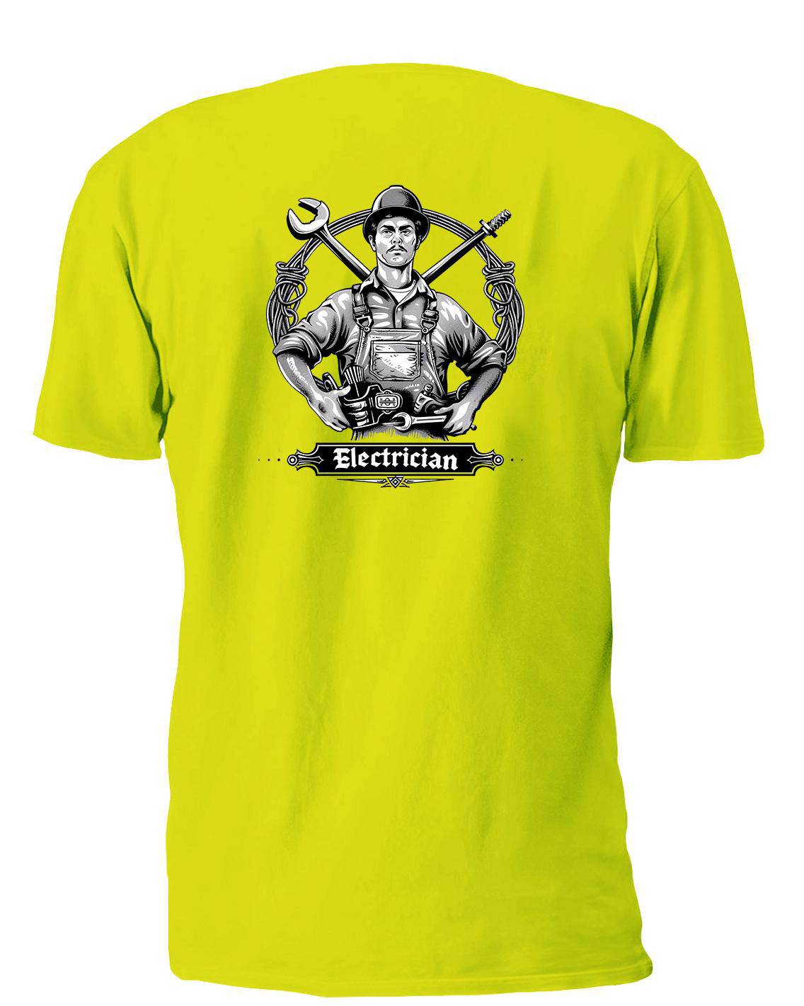 Electrician 8 T-Shirt, Longsleeve, Sweatshirt & Hoodie - AllTrade Apparel