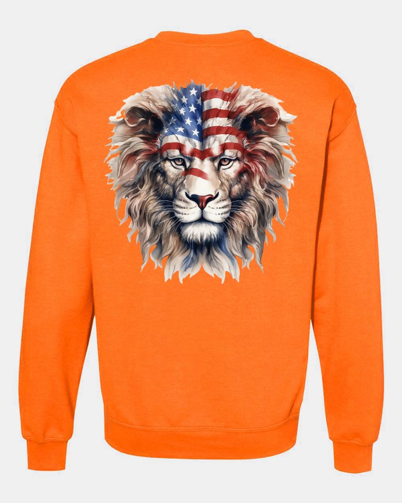 American Flag Lion Head - AllTrade Apparel
