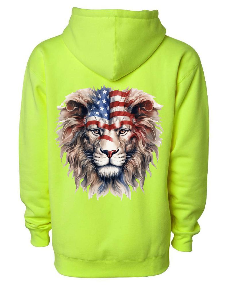 American Flag Lion Head - AllTrade Apparel