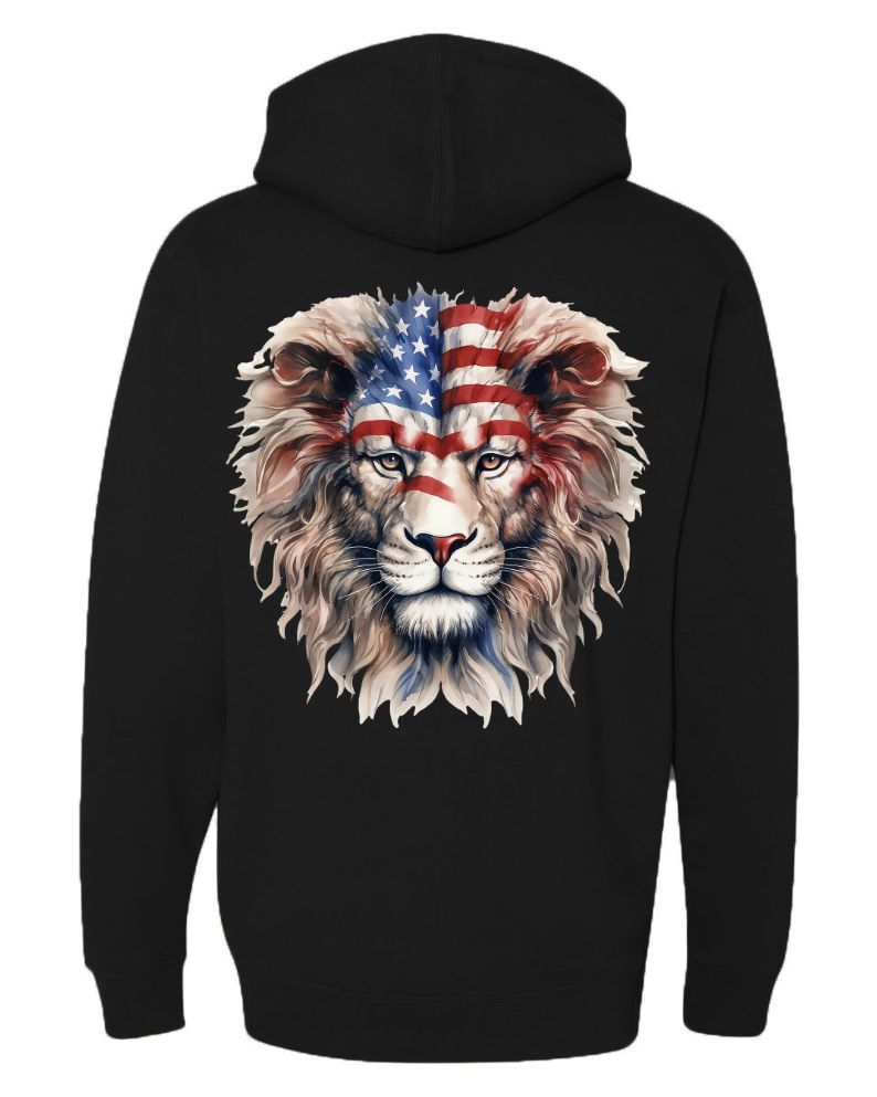 American Flag Lion Head - AllTrade Apparel