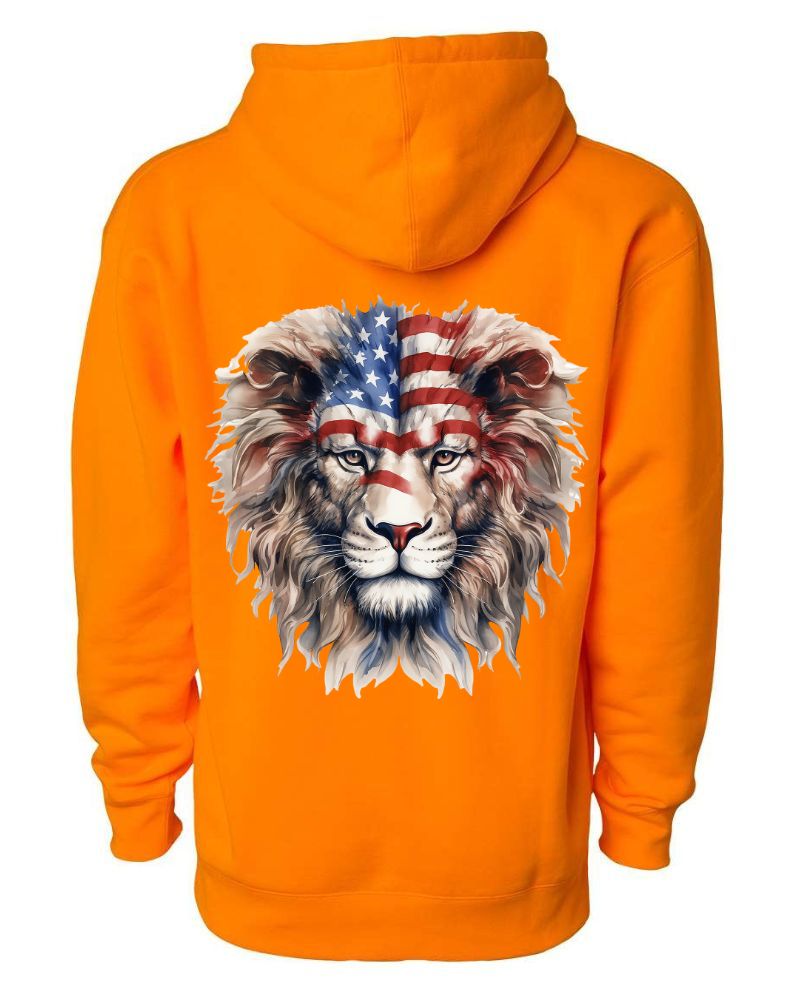 American Flag Lion Head - AllTrade Apparel