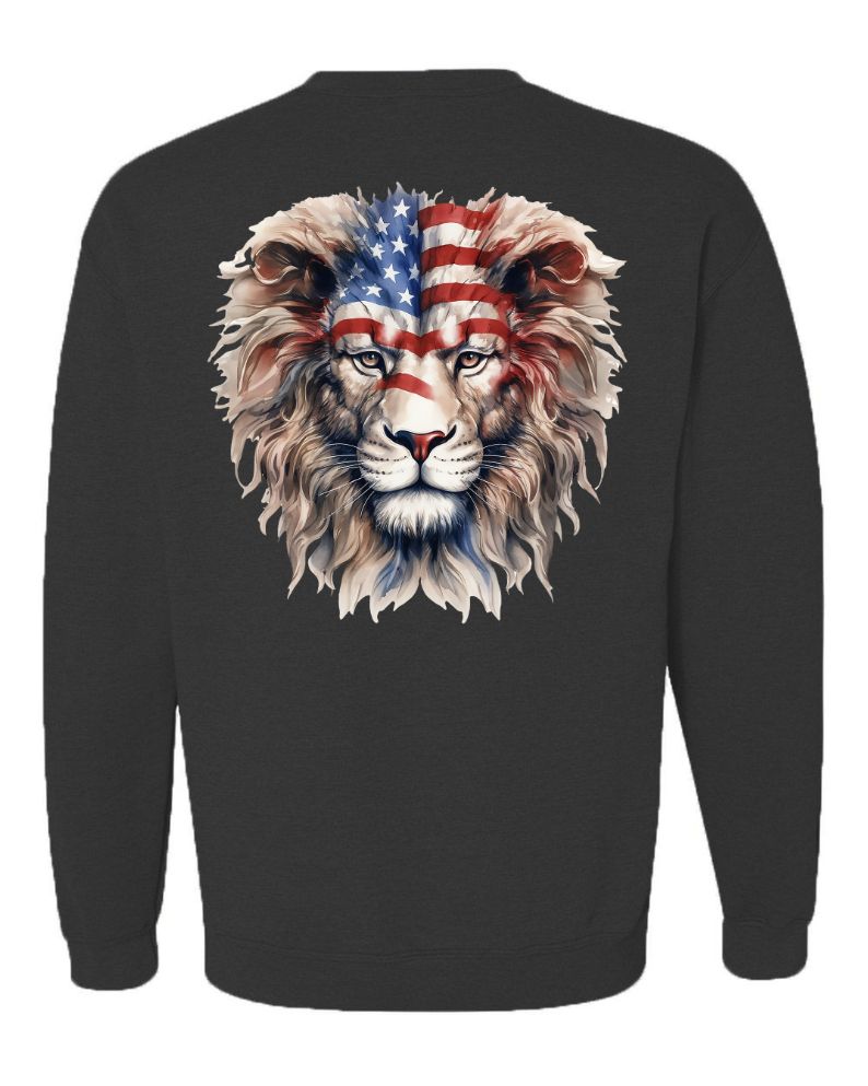 American Flag Lion Head - AllTrade Apparel