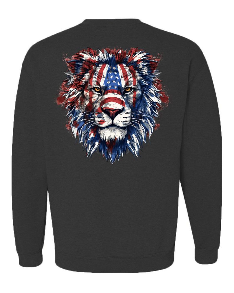 American Flag Lion Head 3 - AllTrade Apparel