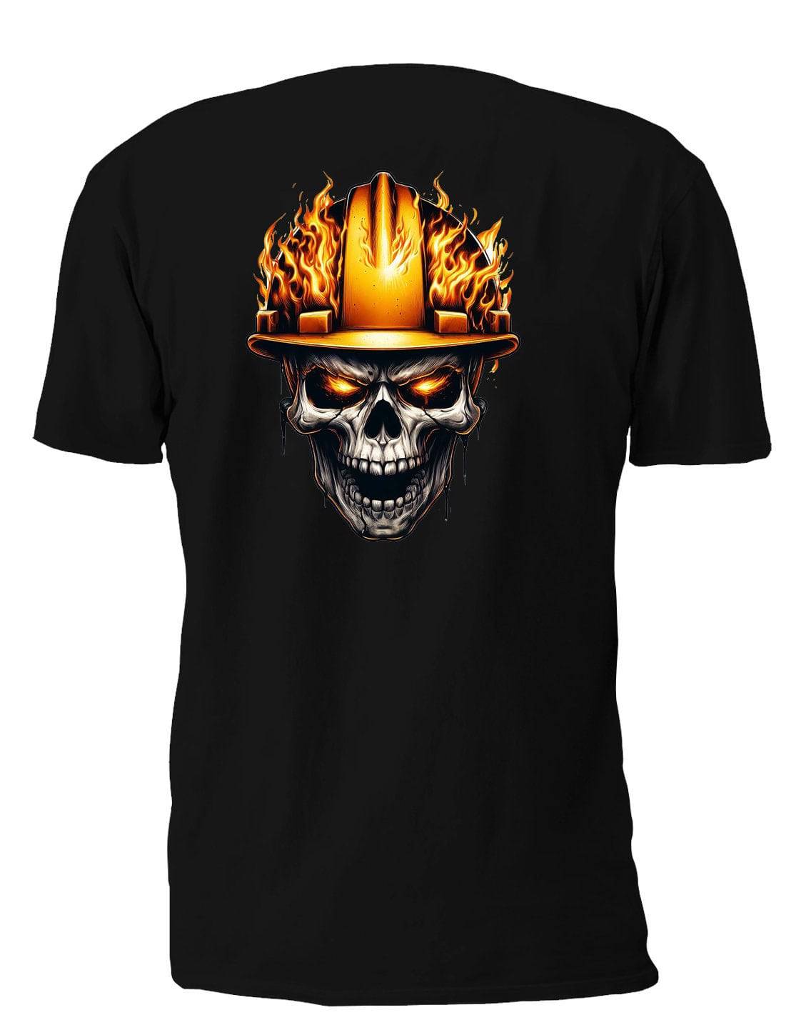 Flaming Hardhat Skull - AllTrade Apparel