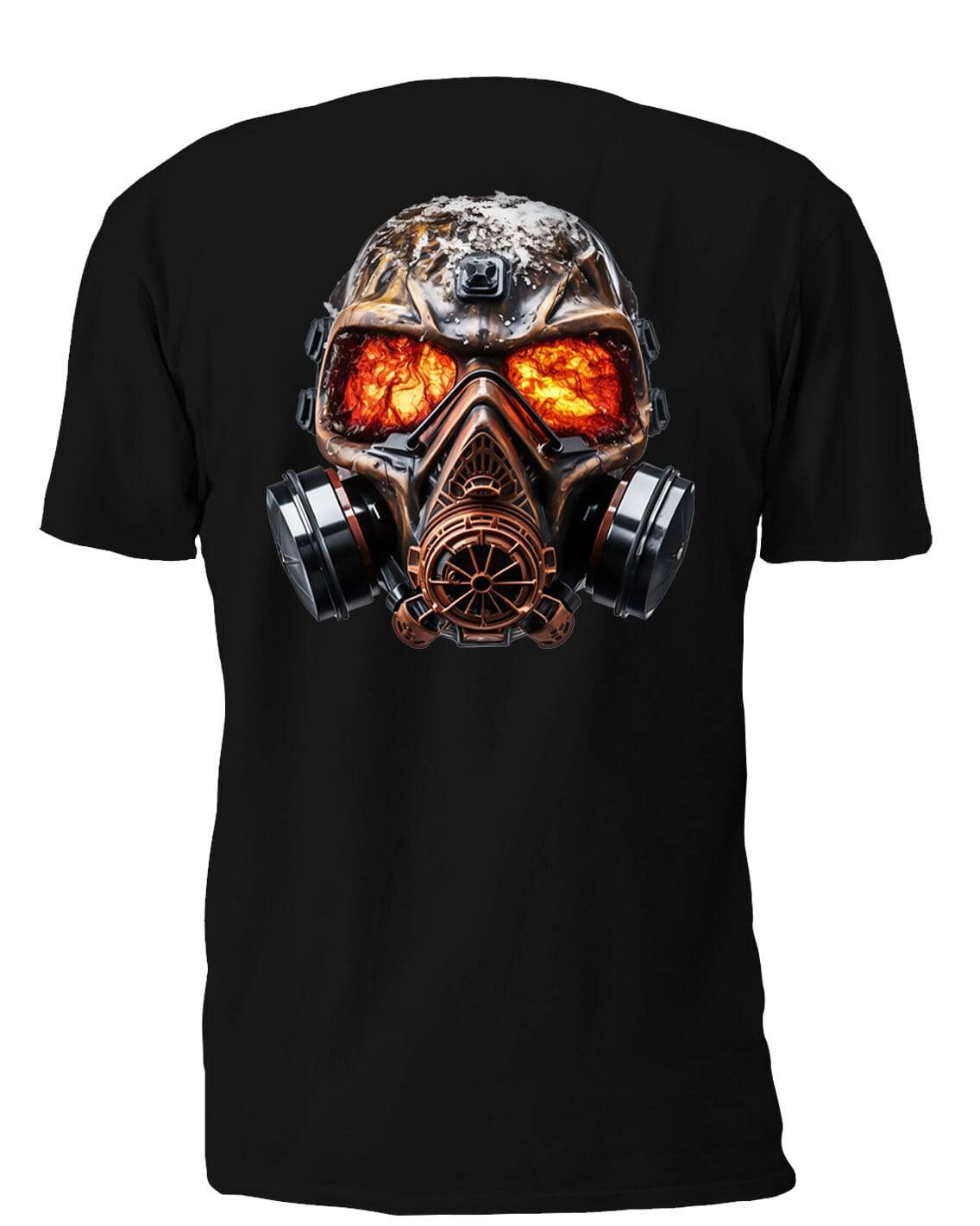 Burning Eyes Skull with Painter Mask - AllTrade Apparel