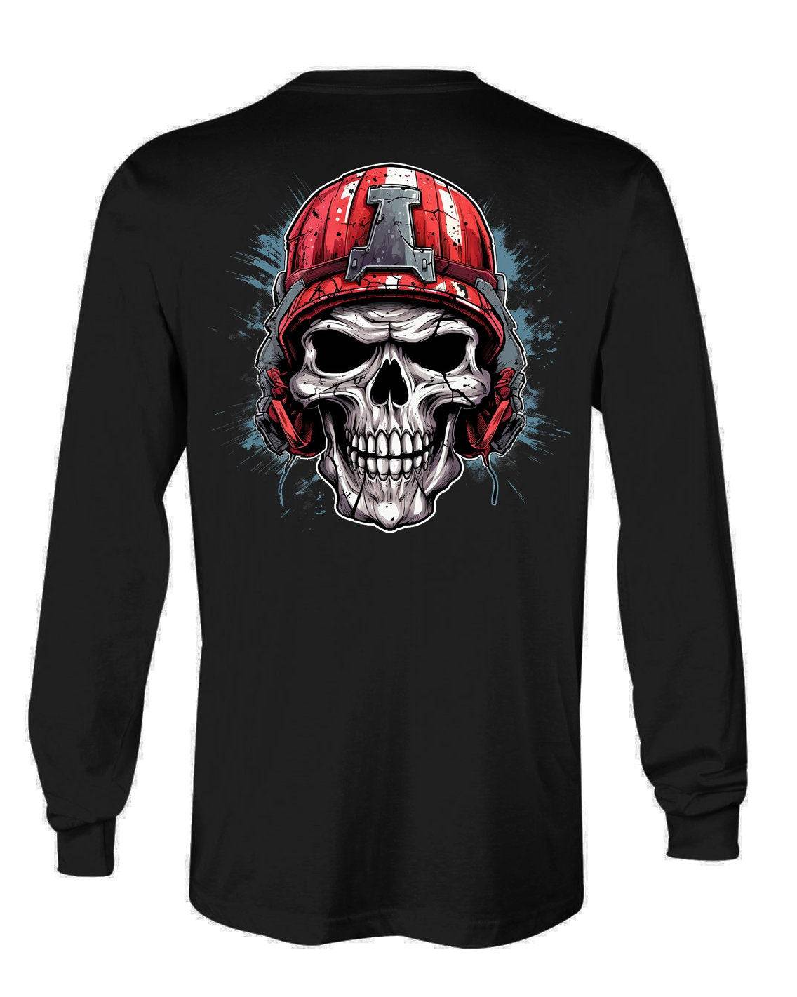 Angry Skull Face - AllTrade Apparel