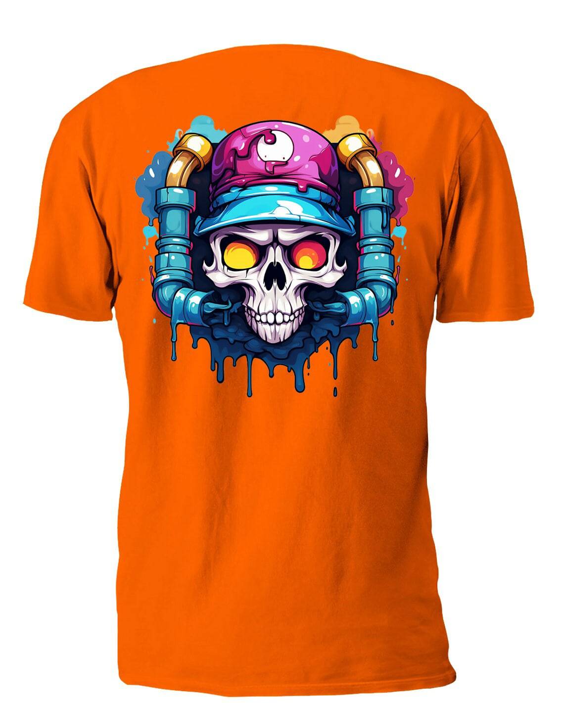 Colorful Skull Plumber - AllTrade Apparel