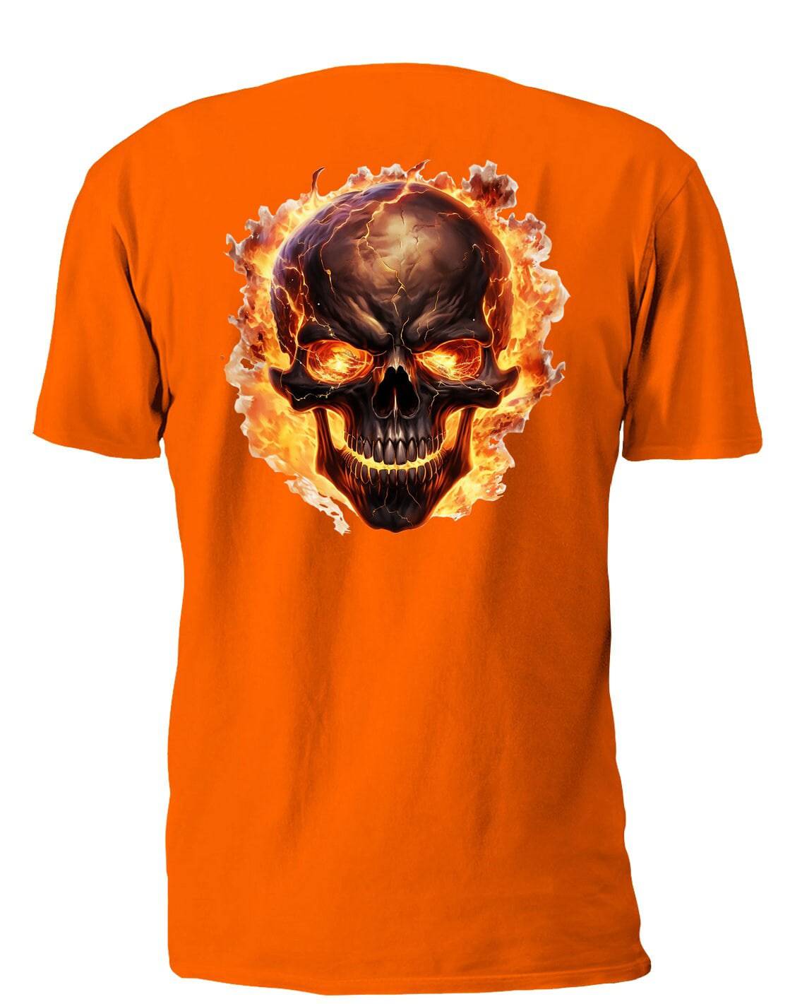 Burning Angry Skull 2 - AllTrade Apparel