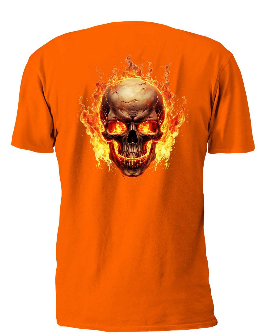 Flaming Skull 3 - AllTrade Apparel