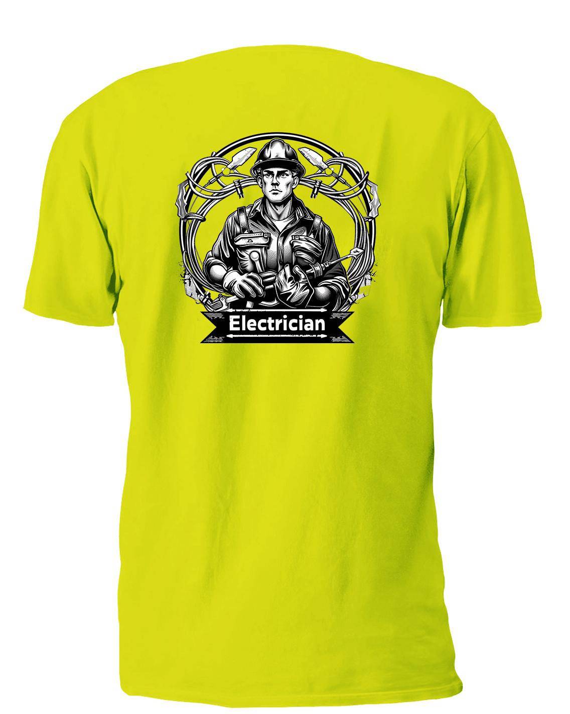 Electrician 3 T-Shirt, Longsleeve, Sweatshirt & Hoodie - AllTrade Apparel