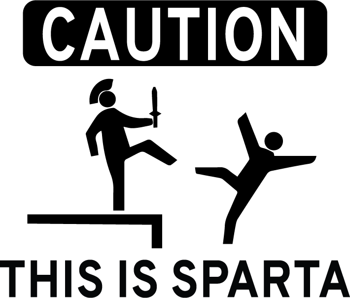 Caution This Is Sparta - AllTrade Apparel