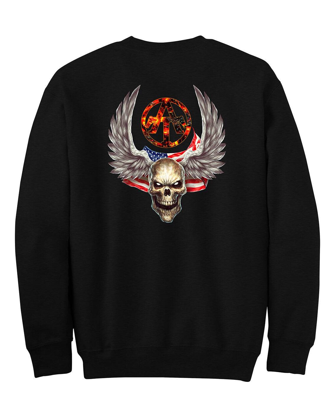 Winged Skull T-Shirt, Longsleeve, Sweatshirt & Hoodie - AllTrade Apparel