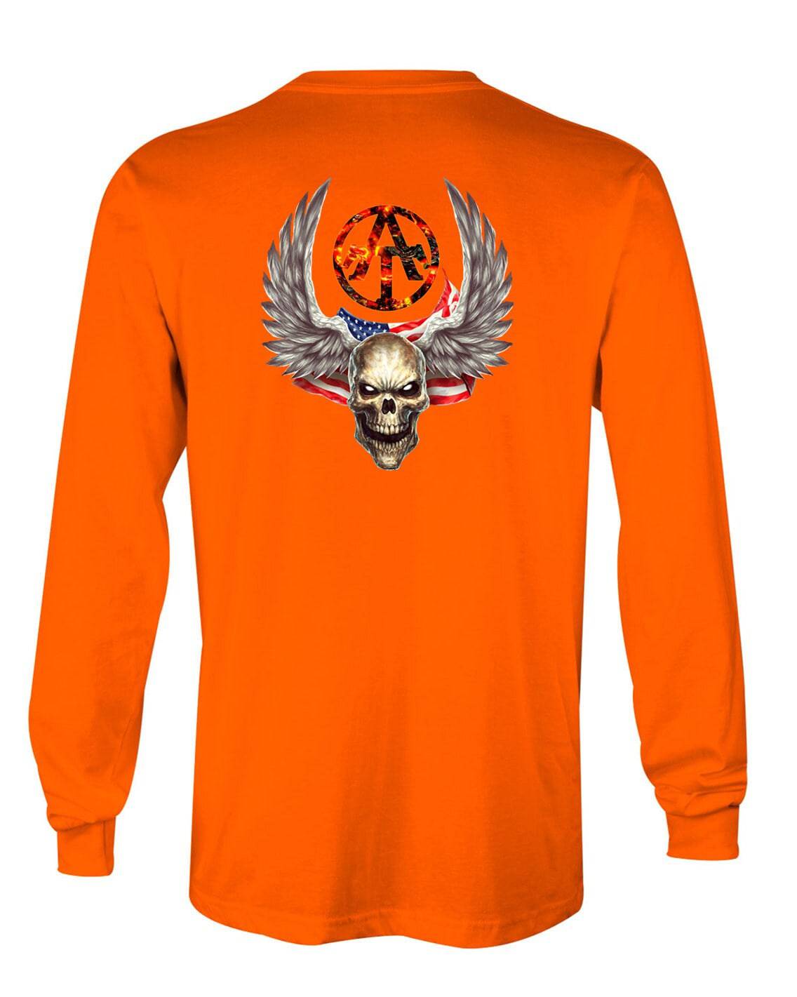 Winged Skull T-Shirt, Longsleeve, Sweatshirt & Hoodie - AllTrade Apparel