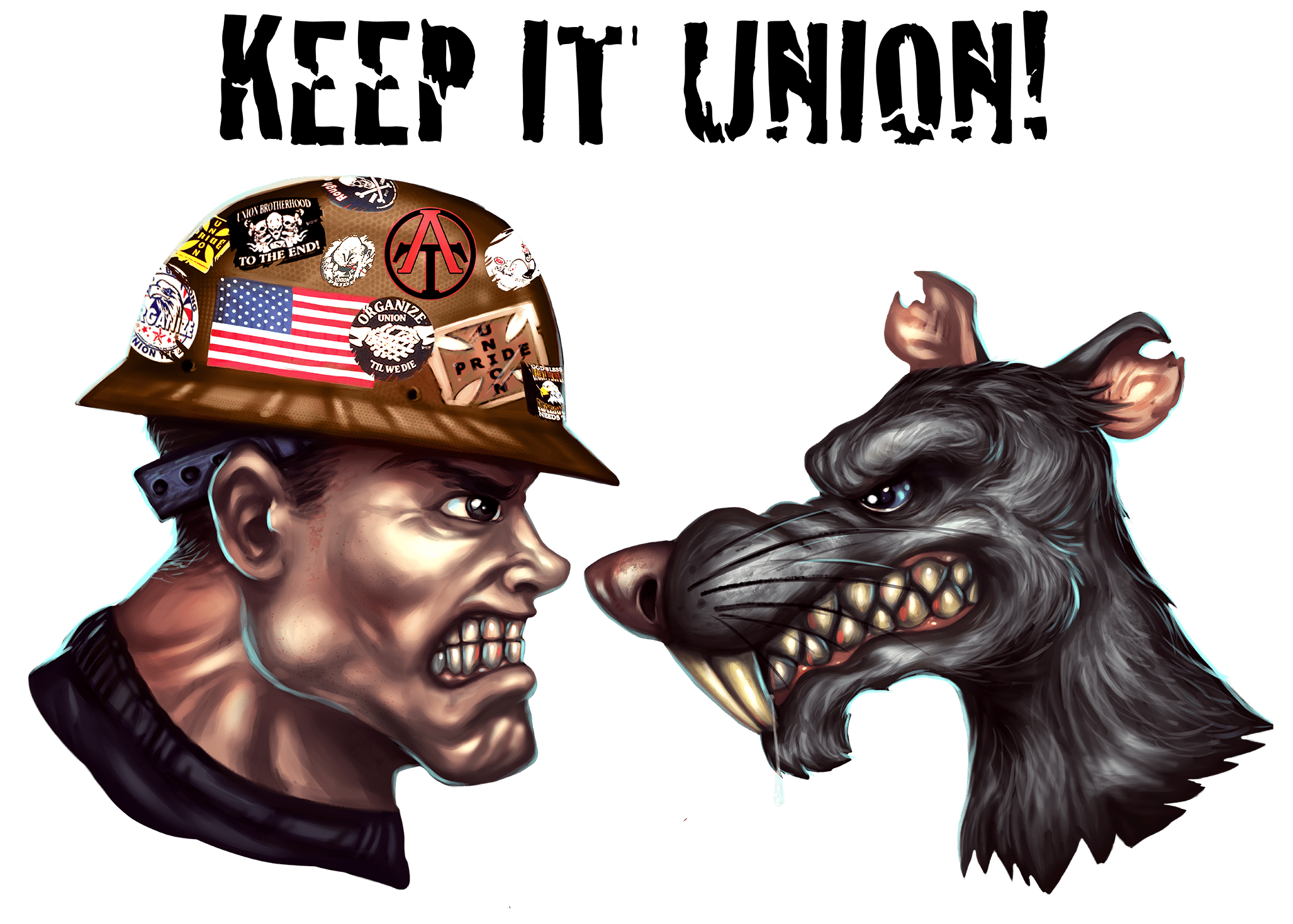 Keep It Union T-Shirt, Longsleeve, Sweatshirt & Hoodie - AllTrade Apparel