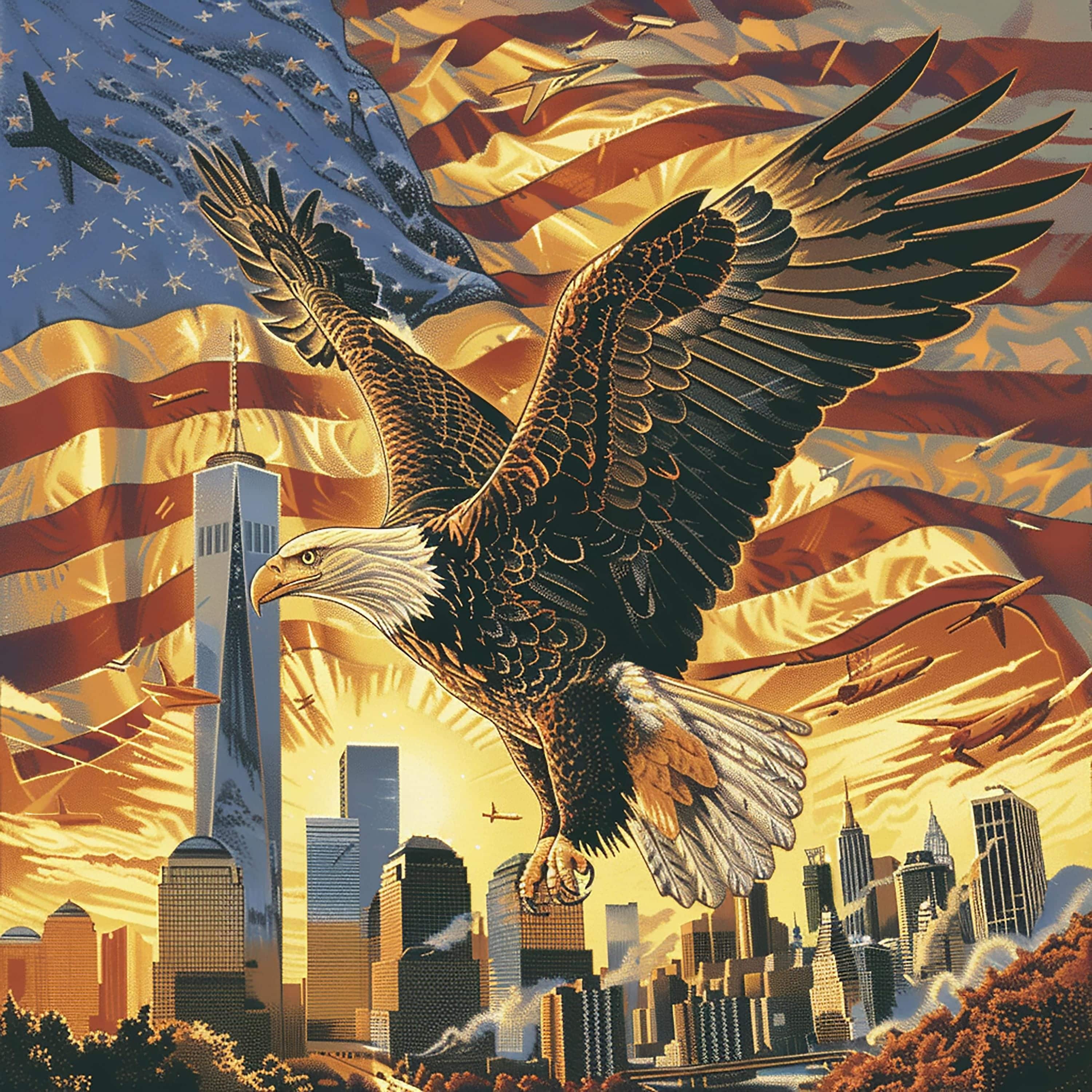 Eagle 7 T-Shirt, Longsleeve, Sweatshirt & Hoodie - AllTrade Apparel