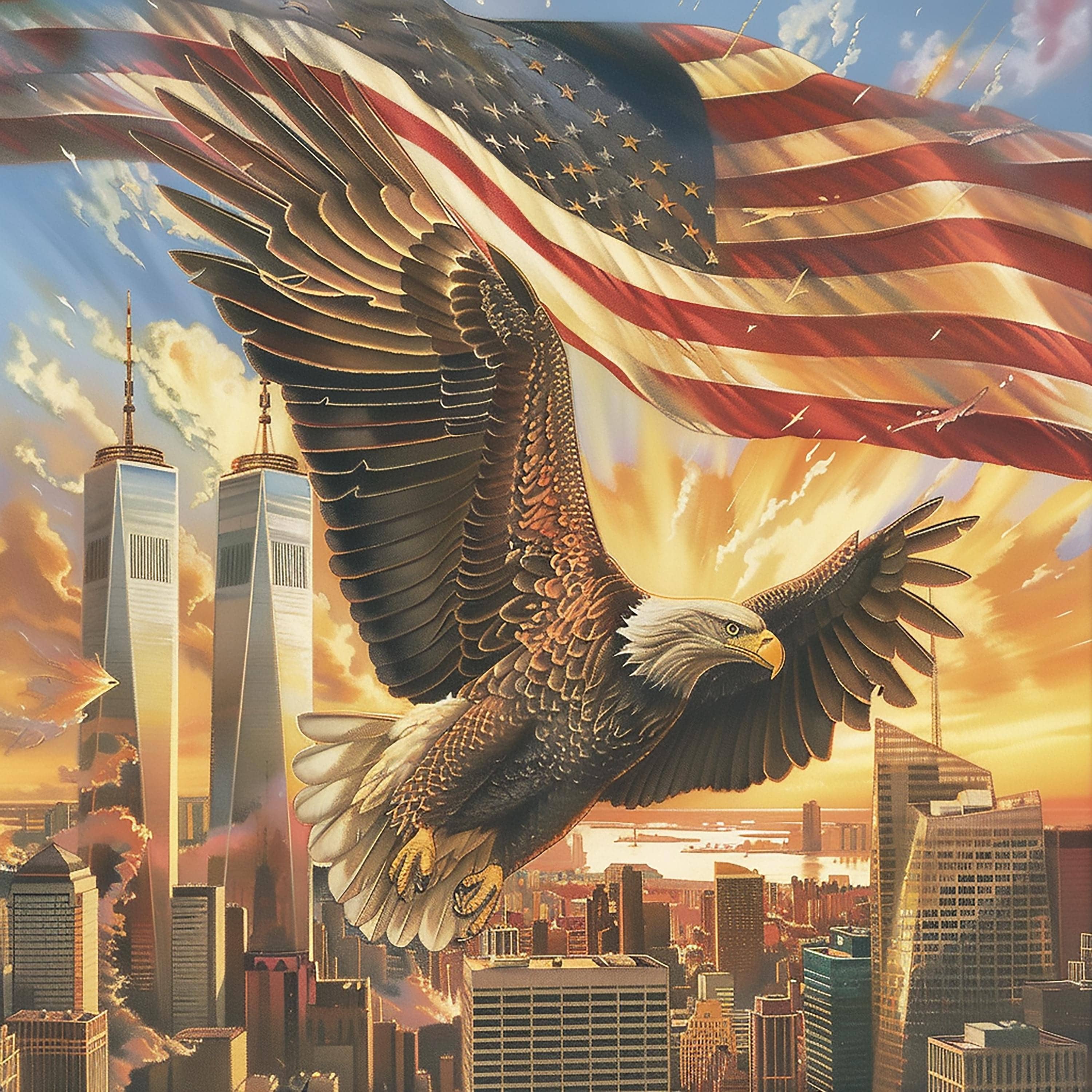 Eagle 6 T-Shirt, Longsleeve, Sweatshirt & Hoodie - AllTrade Apparel