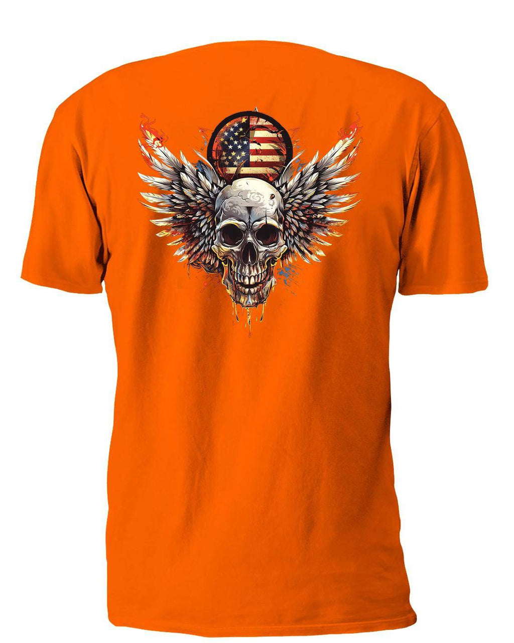 Winged Skull 14 T-Shirt, Longsleeve, Sweatshirt & Hoodie - AllTrade Apparel