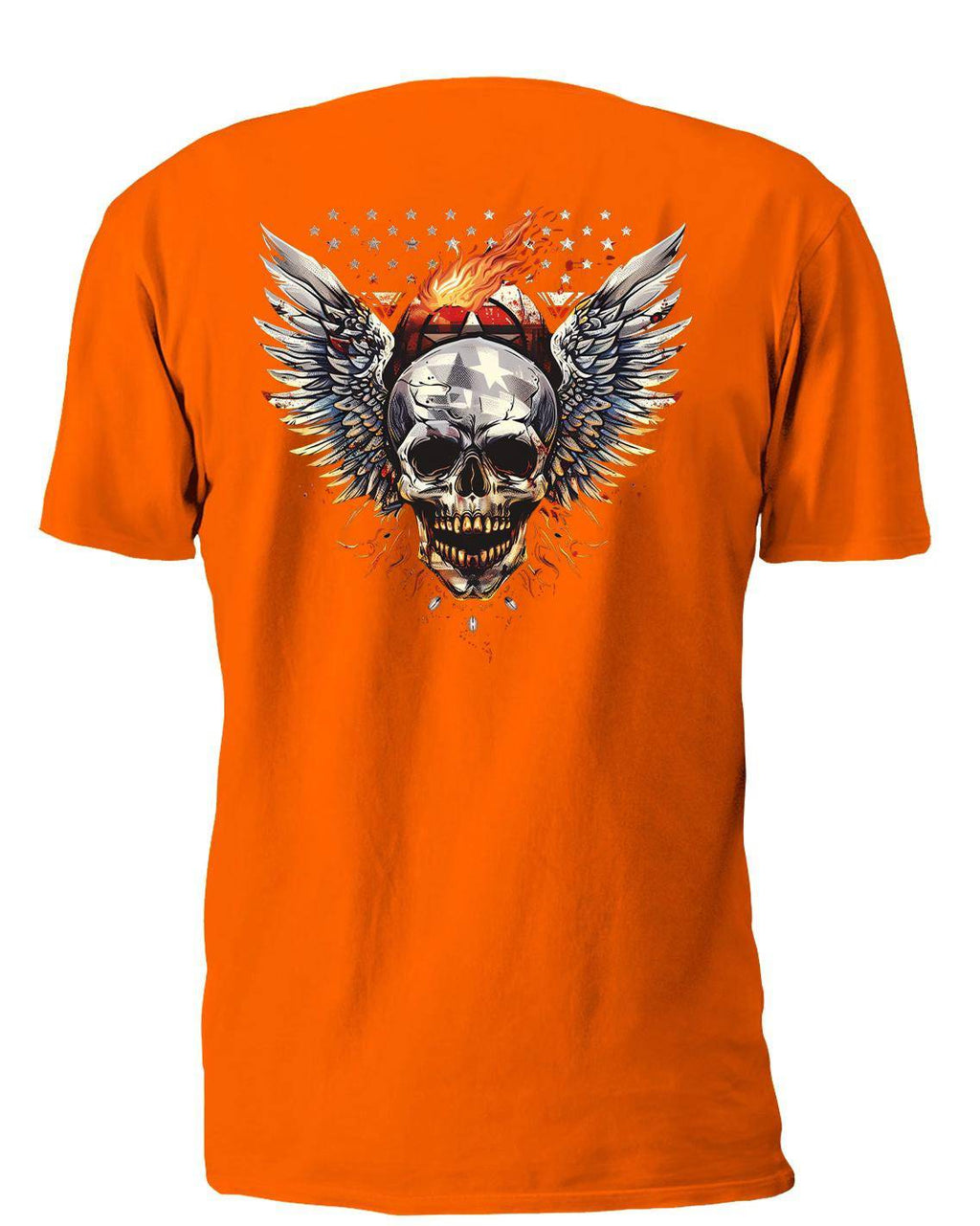 Winged Skull 13 T-Shirt, Longsleeve, Sweatshirt & Hoodie - AllTrade Apparel