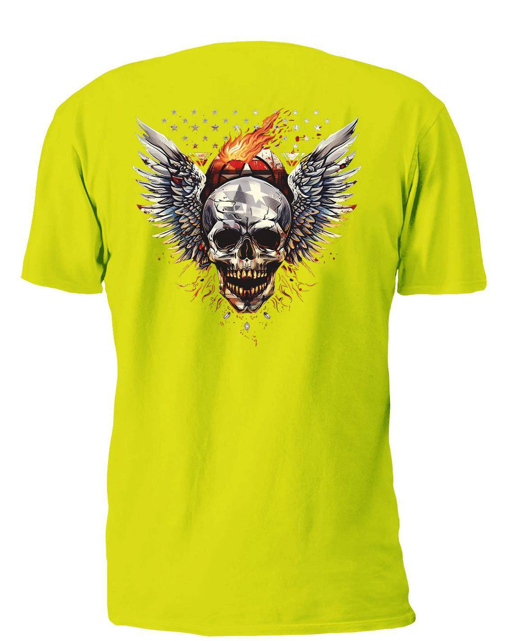 Winged Skull 13 T-Shirt, Longsleeve, Sweatshirt & Hoodie - AllTrade Apparel
