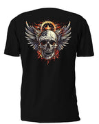 Winged Skull 12 T-Shirt, Longsleeve, Sweatshirt & Hoodie - AllTrade Apparel
