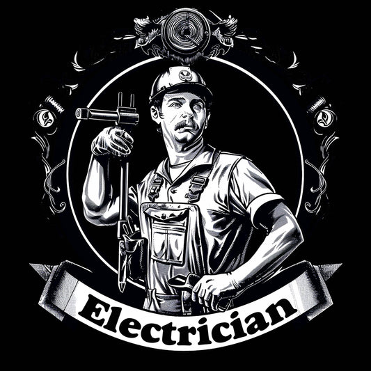 Electrician 6 T-Shirt, Longsleeve, Sweatshirt & Hoodie - AllTrade Apparel