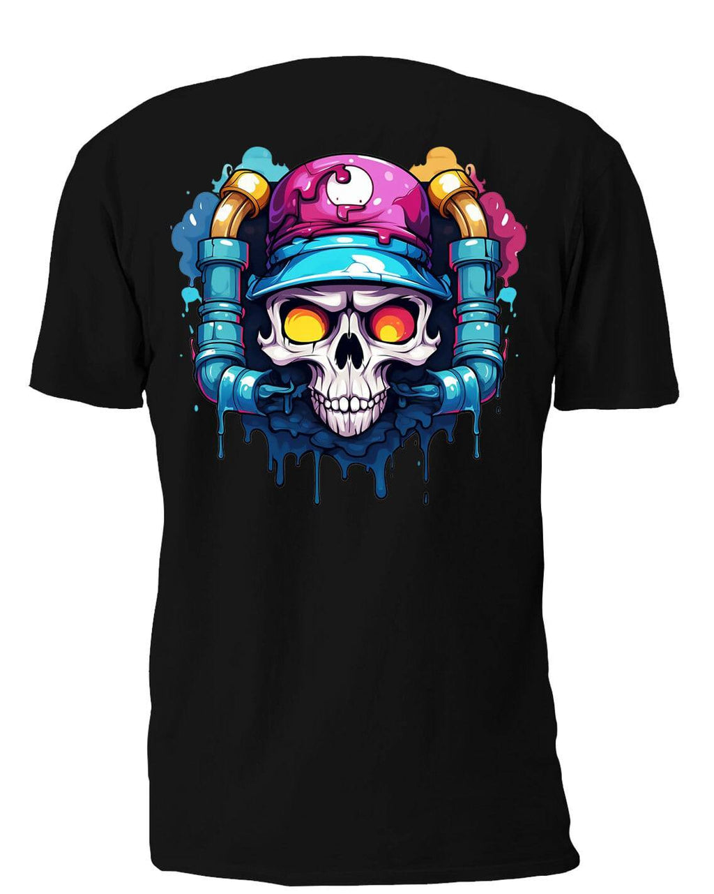 Colorful Skull Plumber - AllTrade Apparel