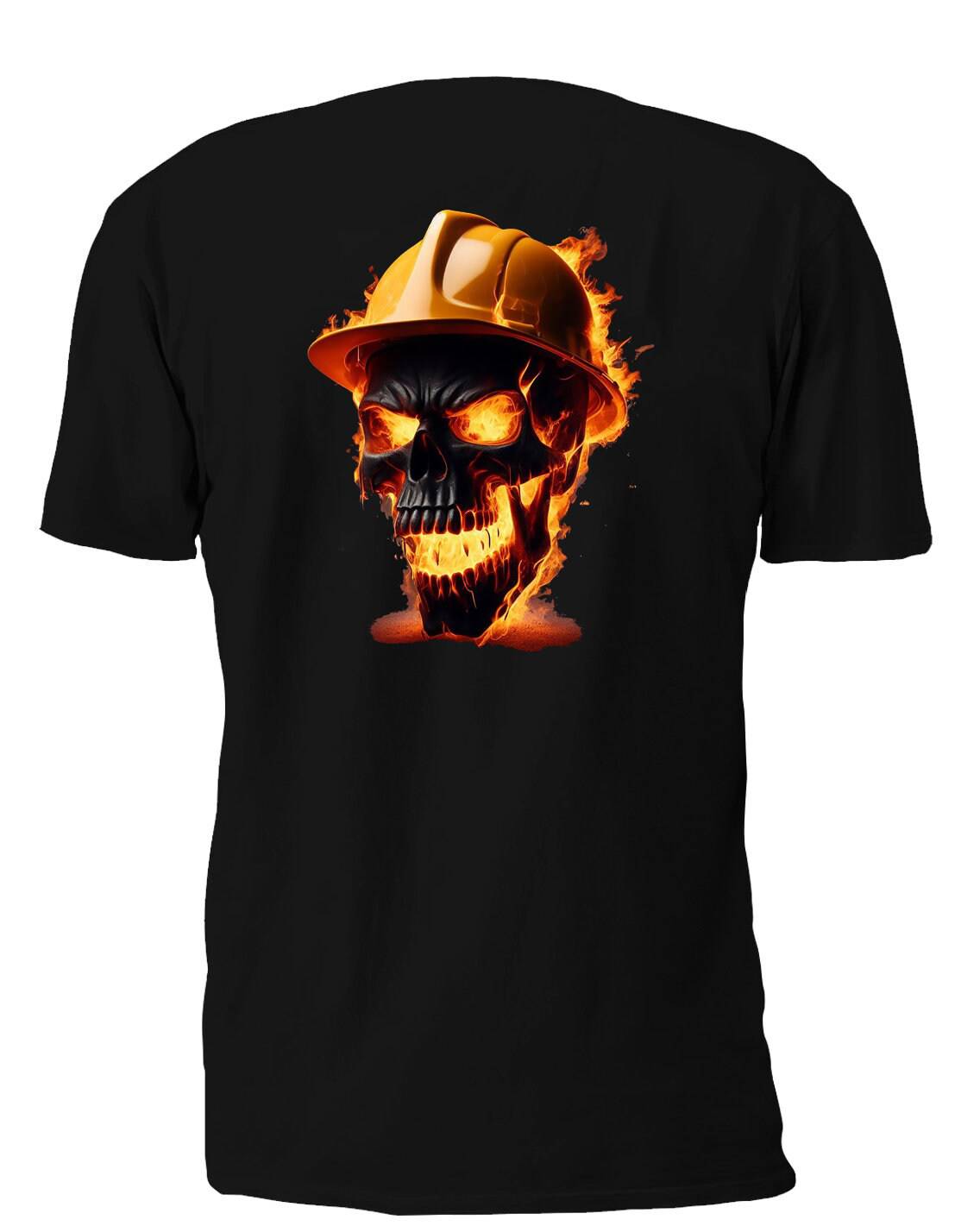 Flaming Skull 2 - AllTrade Apparel