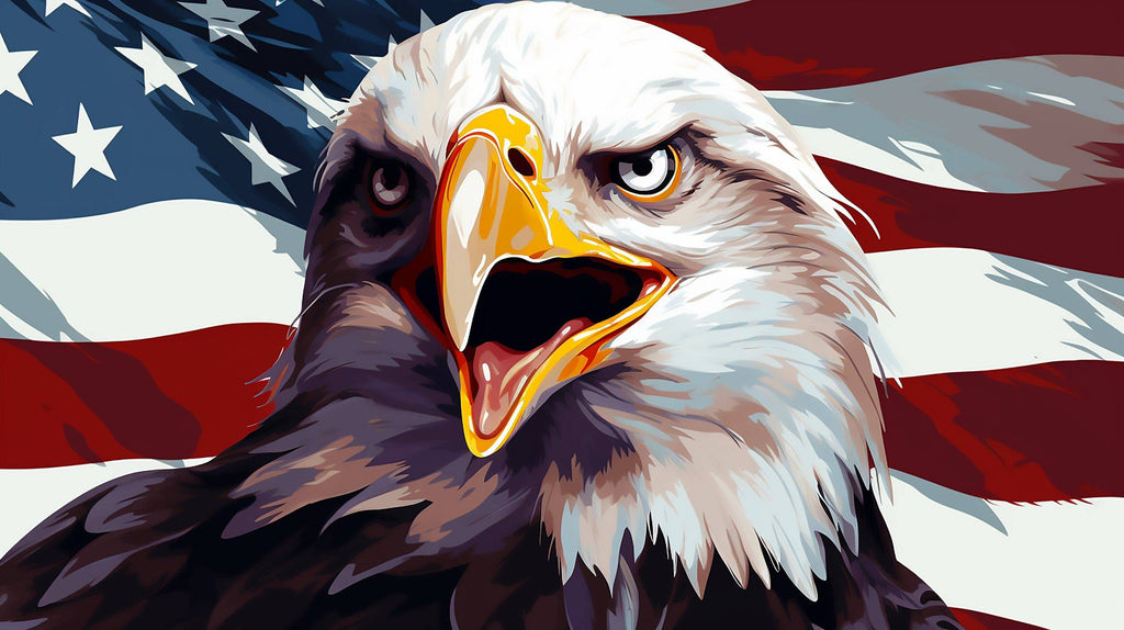 Eagle American Flag - AllTrade Apparel
