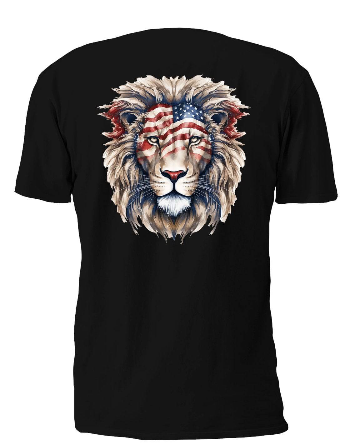 American Flag Lion Head 2 - AllTrade Apparel