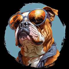 Bulldog Wearing Sunglasses 3