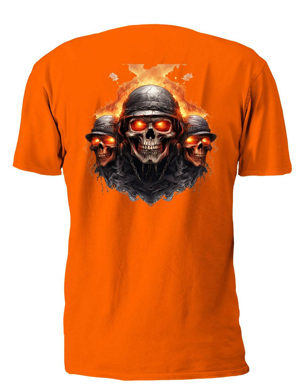 Three Burning Skull - AllTrade Apparel