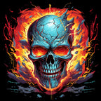 Burning Skull - AllTrade Apparel