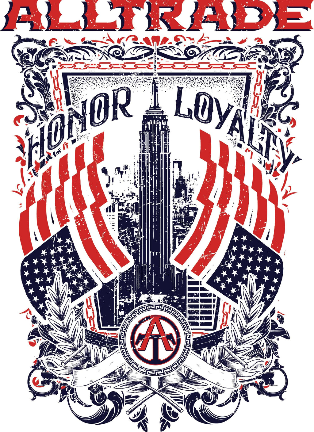 Honor Loyalty T-Shirt, Longsleeve, Sweatshirt & Hoodie - AllTrade Apparel