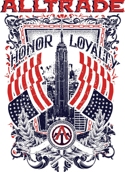 Honor Loyalty T-Shirt, Longsleeve, Sweatshirt & Hoodie - AllTrade Apparel