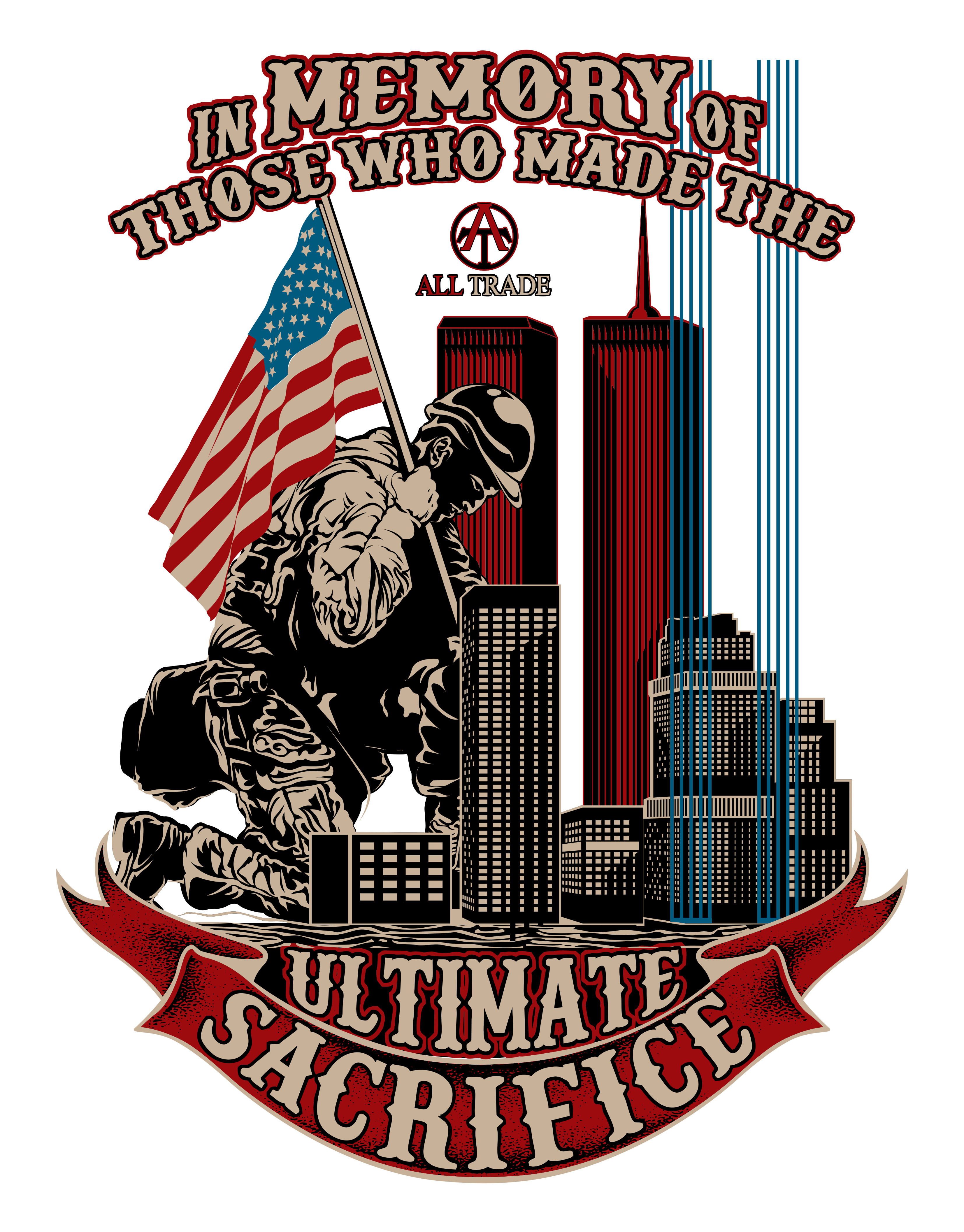 In Memory T-Shirt, Longsleeve, Sweatshirt & Hoodie - AllTrade Apparel