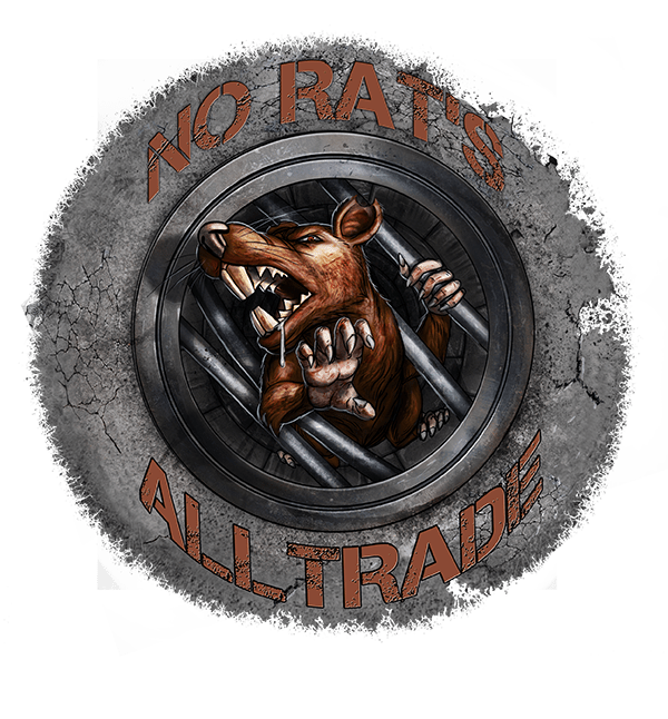 No Rats T-Shirt, Longsleeve, Sweatshirt & Hoodie - AllTrade Apparel