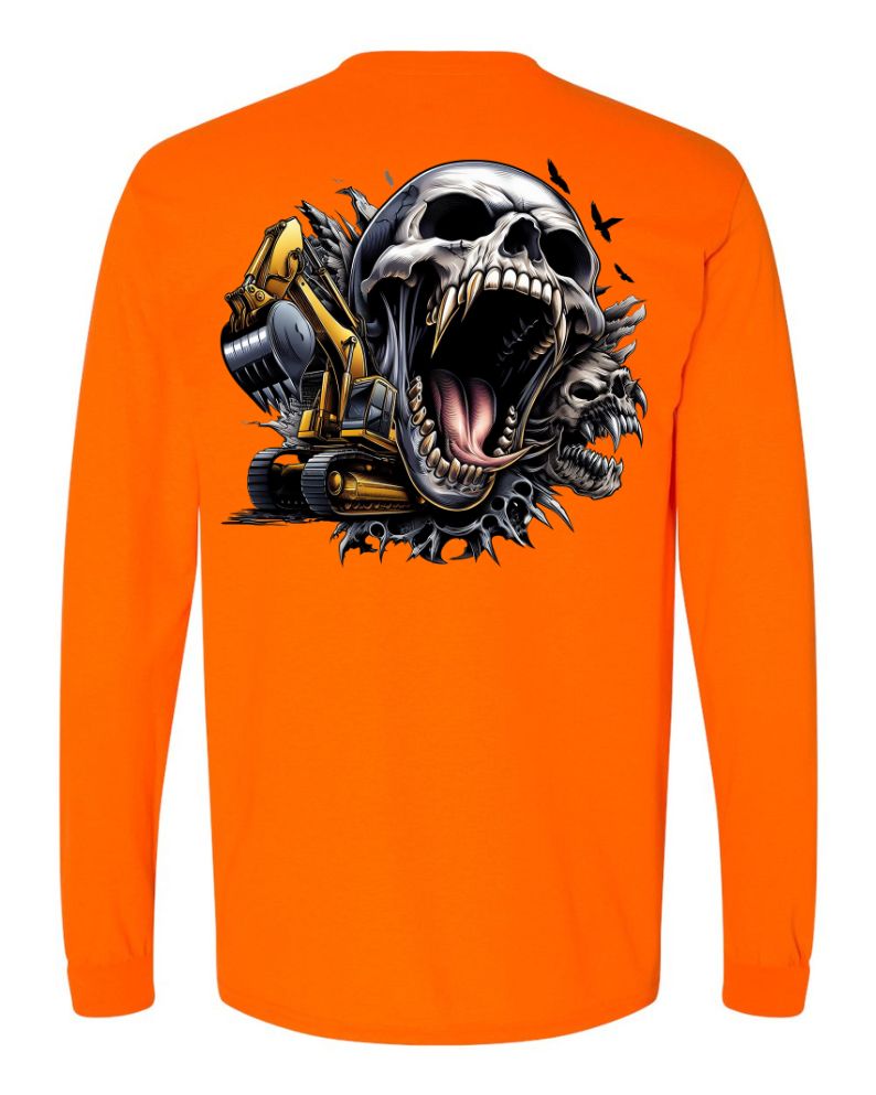 Angry Skull & Bulldozer - AllTrade Apparel