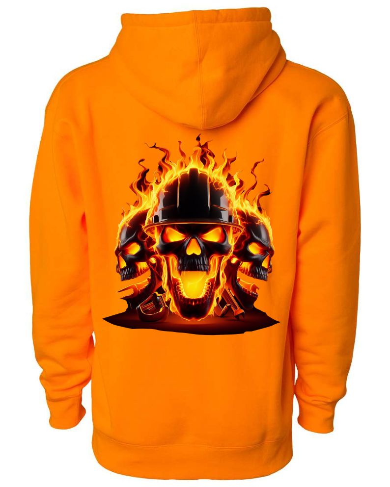 Three Flaming Metal Worker - AllTrade Apparel
