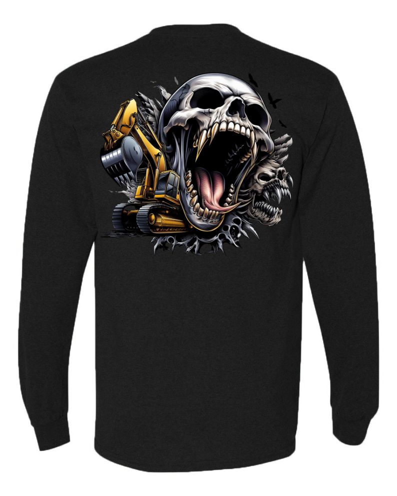 Angry Skull & Bulldozer - AllTrade Apparel