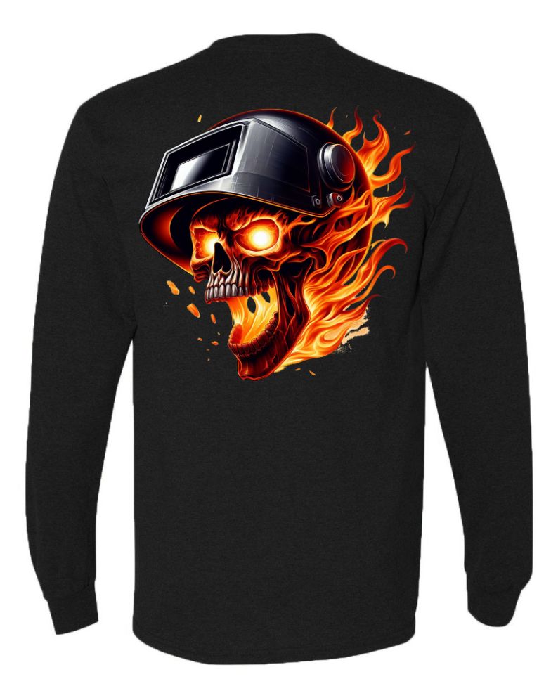 Welder Burning Skull - AllTrade Apparel