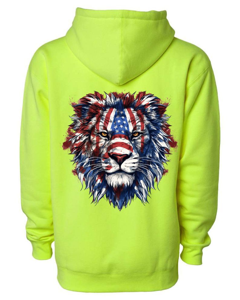 American Flag Lion Head 3 - AllTrade Apparel