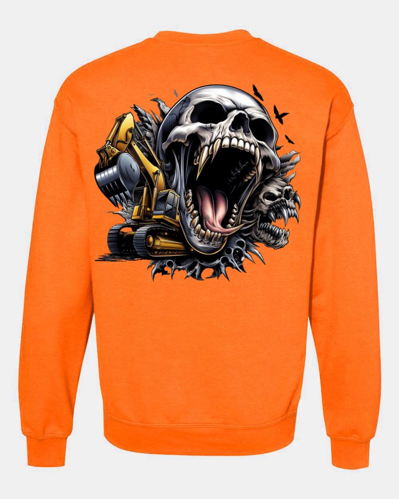 Angry Skull & Bulldozer - AllTrade Apparel
