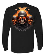 Three Burning Skull - AllTrade Apparel