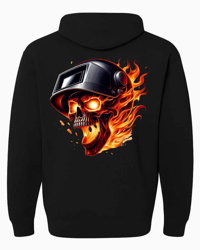 Welder Burning Skull - AllTrade Apparel