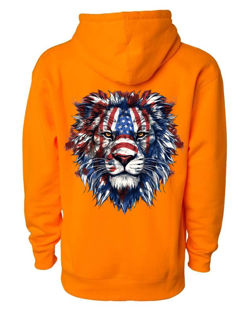 American Flag Lion Head 3 - AllTrade Apparel