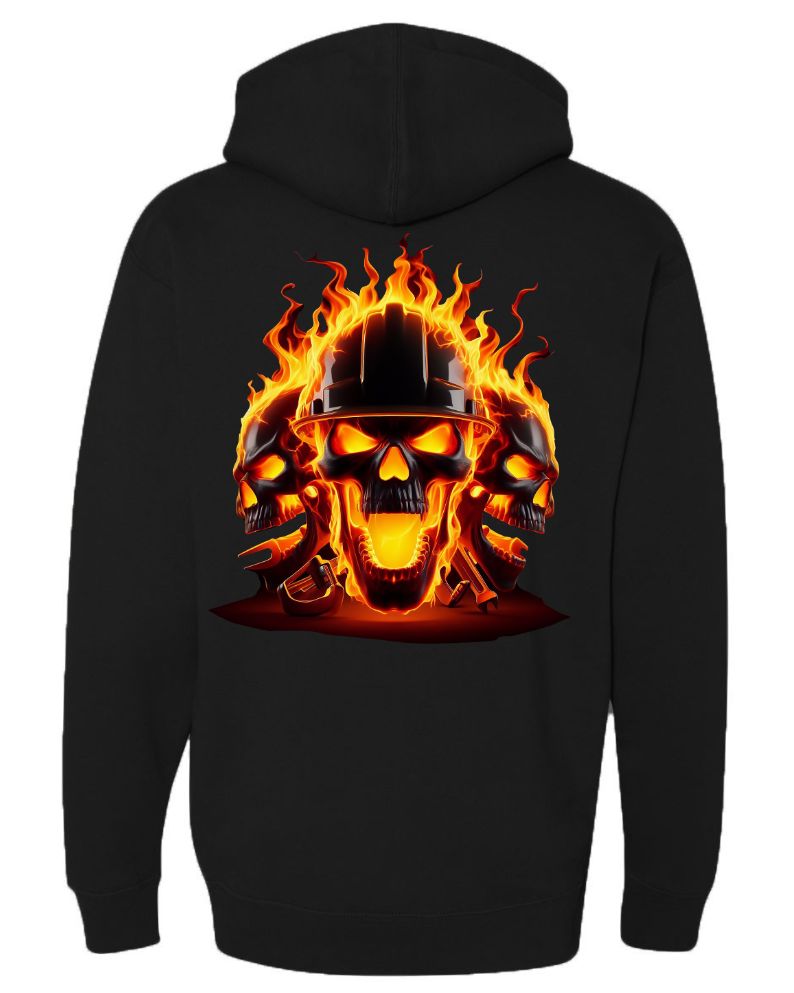 Three Flaming Metal Worker - AllTrade Apparel