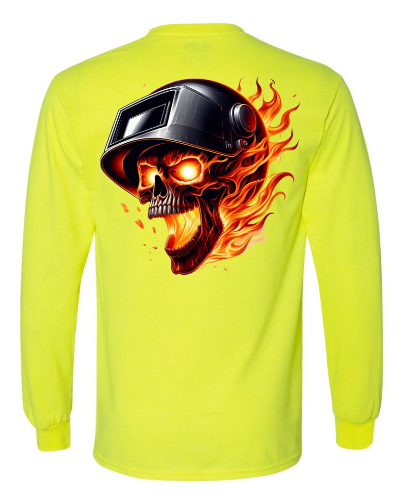 Welder Burning Skull - AllTrade Apparel