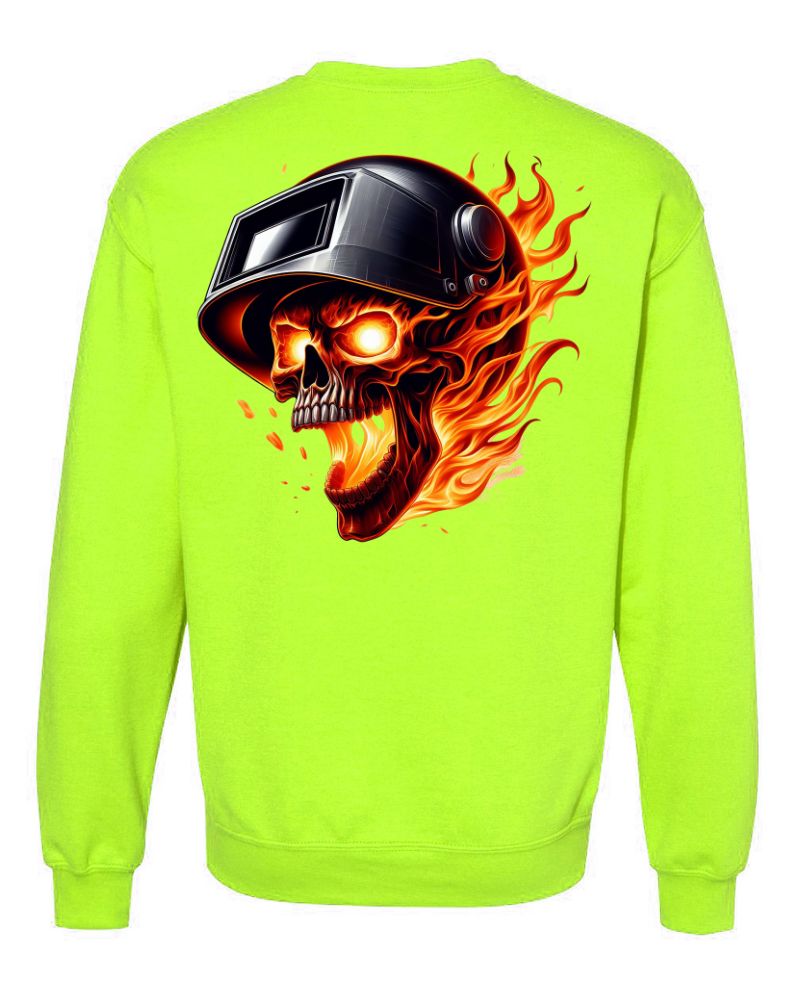 Welder Burning Skull - AllTrade Apparel