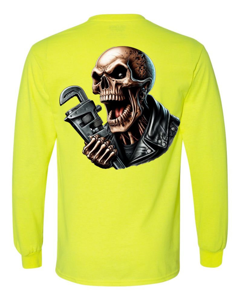 Skull Holding Wrench - AllTrade Apparel